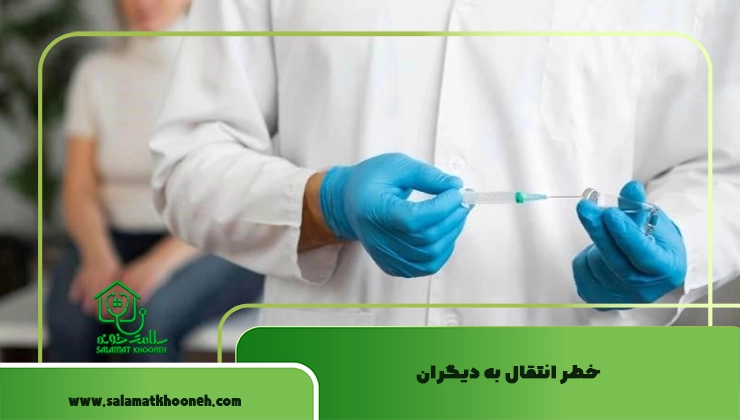 خطر انتقال به دیگران