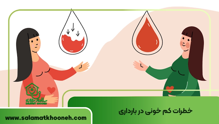 خطرات کم‌ خونی در بارداری
