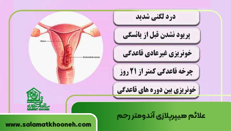 علائم هیپرپلازی آندومتر رحم