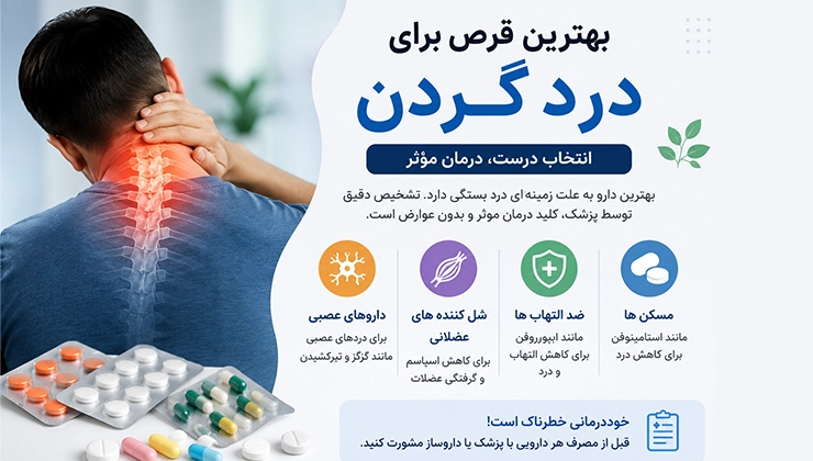 بهترین قرص برای درد گردن